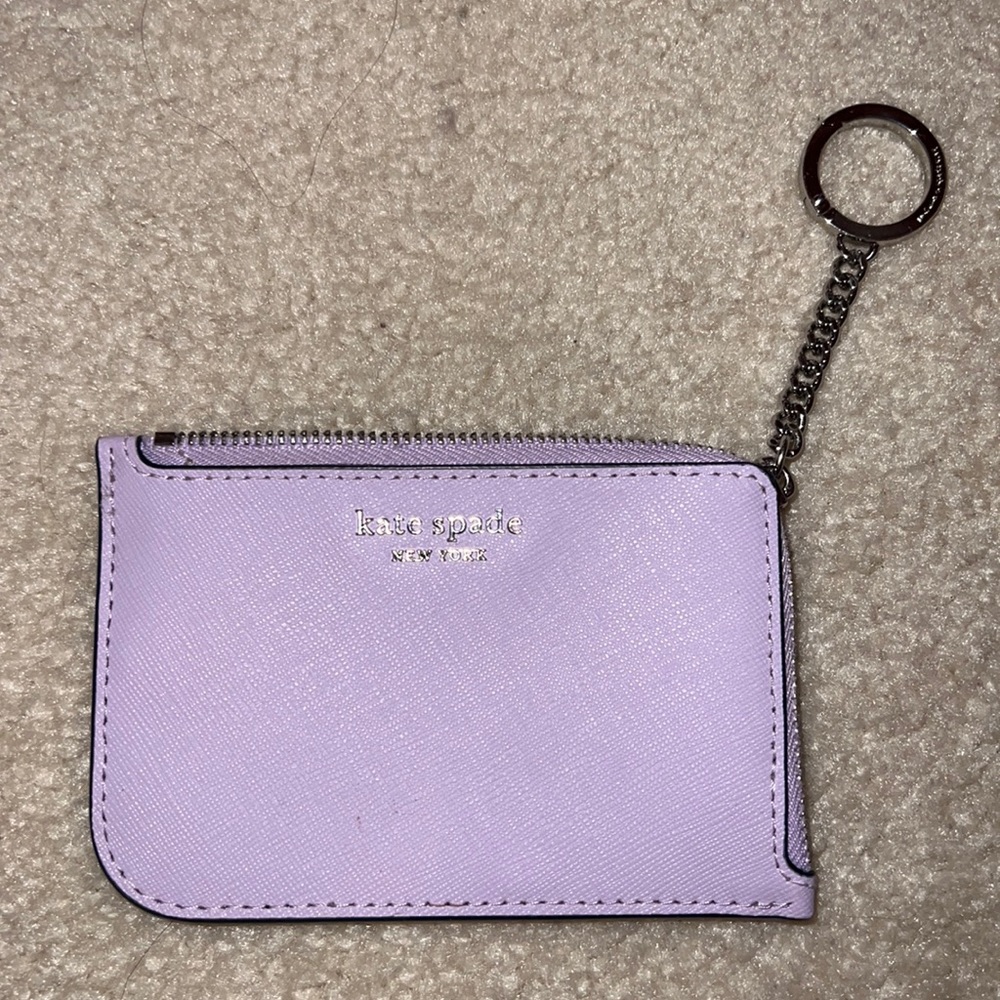 Kate spade lavender keychain pouch